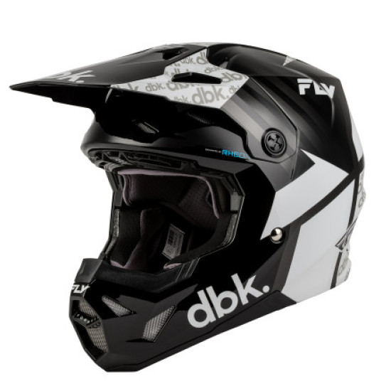 Fly Racing Formula CC DBK - Черен / Бял / Сив