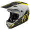 Fly Racing Formula CP Manic 2025 - Сив / Черен / Жълт мат