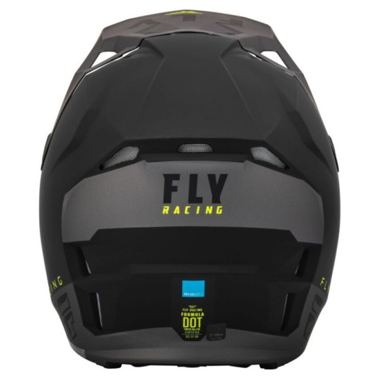 Fly Racing Formula CP Slant- Черен / Сив мат