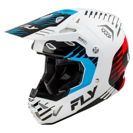 Fly Racing Formula Cp Slice 2025 - Бял / Син / Червен