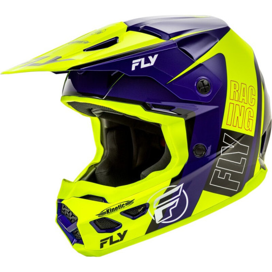 Fly Racing Formula Kinetic Rally 2025 - Лилав / Жълт