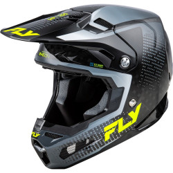Fly Racing Formula S Carbon Protocol 2025 - Black Carbon / Grey / Hi-Vis