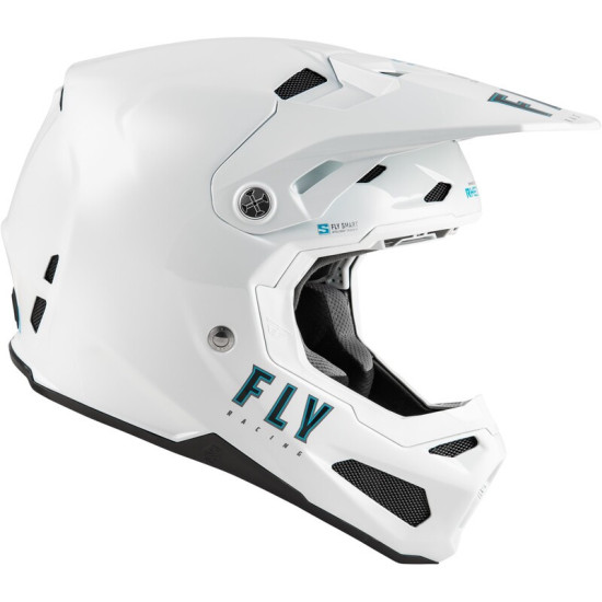 Fly Racing Formula S Carbon Solid Helmet 2025 Детска мотокрос каска - Бяла
