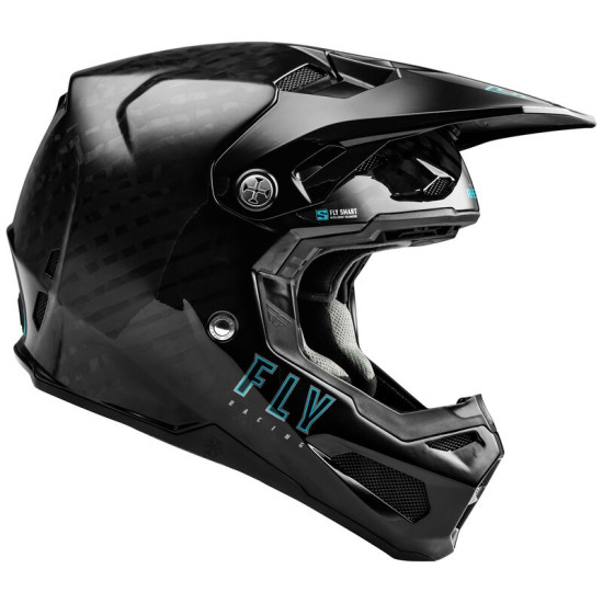 Fly Racing Formula S Carbon Solid Helmet Детска мотокрос каска 2025 - Черна