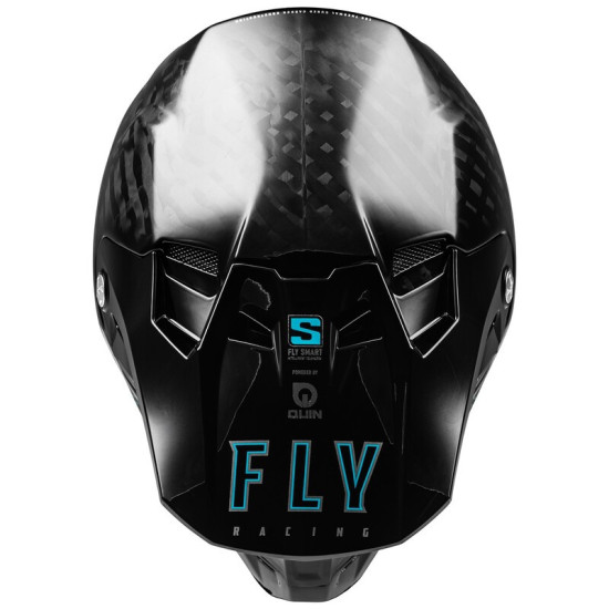 Fly Racing Formula S Carbon Solid Helmet Детска мотокрос каска 2025 - Черна