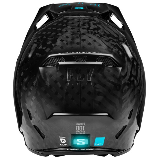 Fly Racing Formula S Carbon Solid Helmet Детска мотокрос каска 2025 - Черна