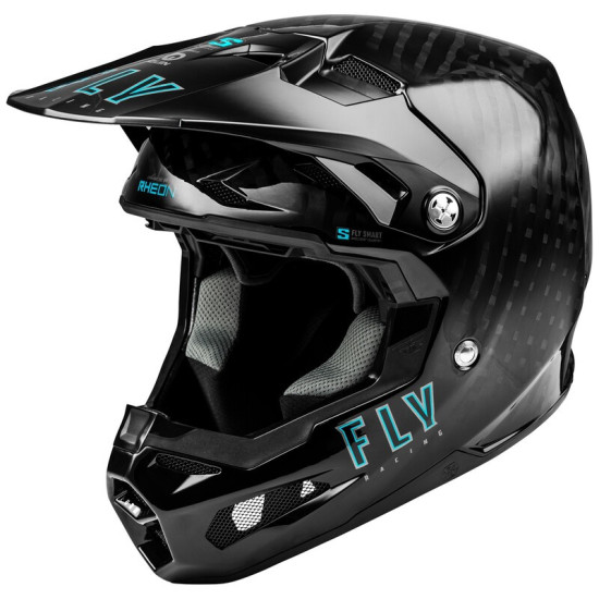 Fly Racing Formula S Carbon Solid Helmet Детска мотокрос каска 2025 - Черна