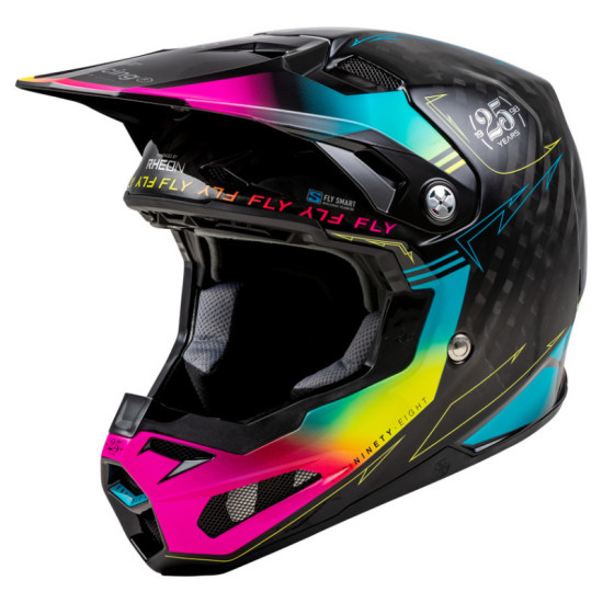 Fly Racing Formula Smart Carbon Legacy - Черен / Син / Розов