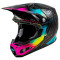 Fly Racing Formula Smart Carbon Legacy - Черен / Син / Розов