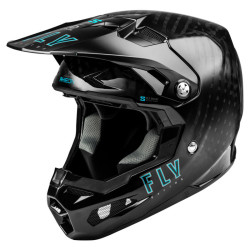 Fly Racing Formula Smart Carbon Solid Helmet - Черна