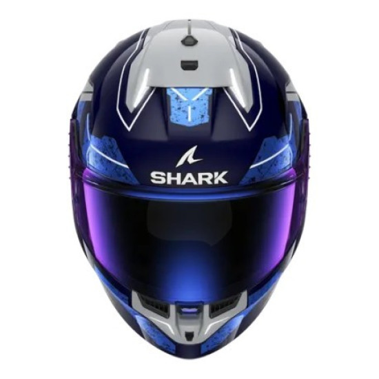 Каска SHARK SKWAL i3 RHAD - Черно / Сиво / Синьо