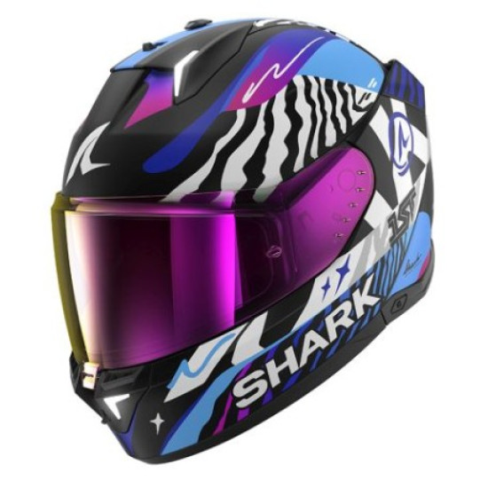 Каска Shark Skwal I3  Speed-Fancy Black/Blue/Purple