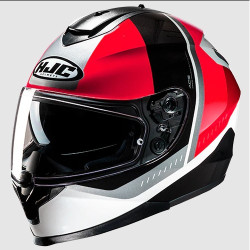 HJC C70N Alia - Черно / Бяло / Червено