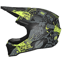 O'Neal 1 Series Vibrant V.26 Детска мотокрос каска - Черен / Жълт