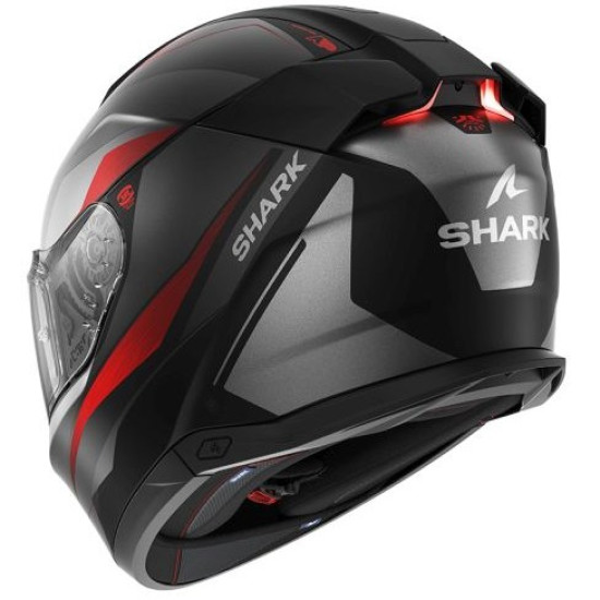 Shark Skwal I3  Mekarium - Черно / Сиво / Червен мат