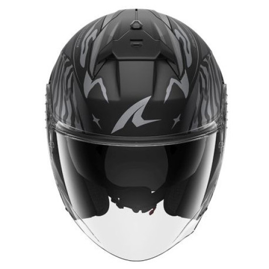 Каска за скутер SHARK SKWAL JET CUP SPEED-FANCY MAT BLACK/GREY