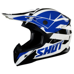 Shot Pulse Revenge White Blue Black Glossy