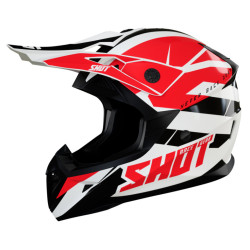 Shot Pulse Revenge White Red Black Glossy