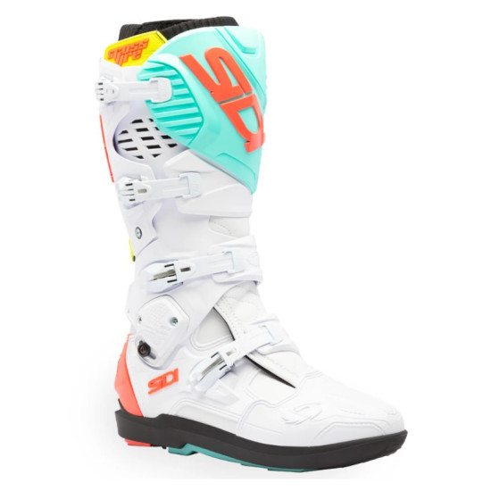 Sidi Crossfire 3 SRS - Бяло / Светло синьо / Корал