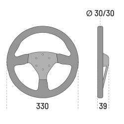 Sparco 323 Суед Волан - Черен