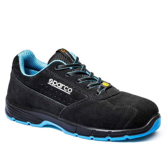 Sparco Horizon Moreno S1PS защитни обувки - черно / небесно синьо