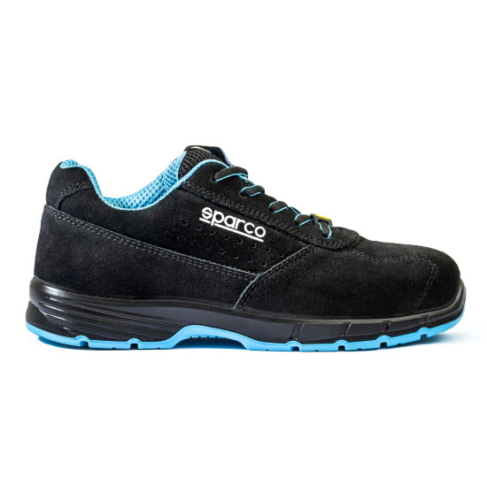 Sparco Horizon Moreno S1PS защитни обувки - черно / небесно синьо