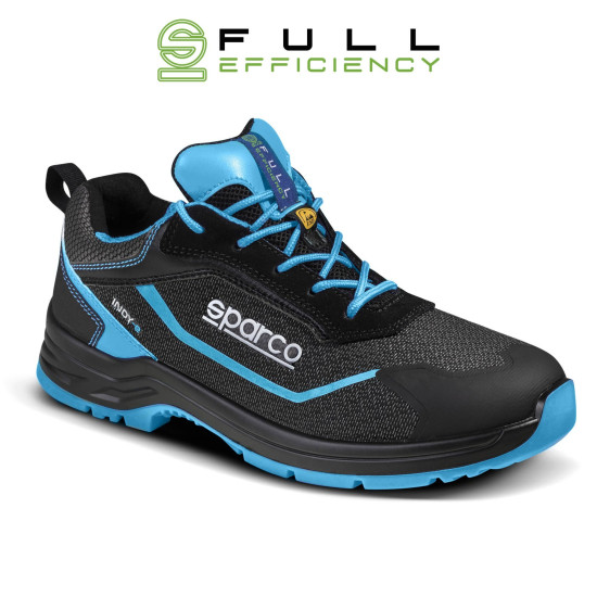 Sparco INDY-E ASTER S3 защитни обувки - черно / синьо