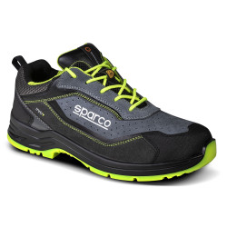 Sparco Indy Texas S1P ESD защитни обувки - тъмно сив / флуо жълт