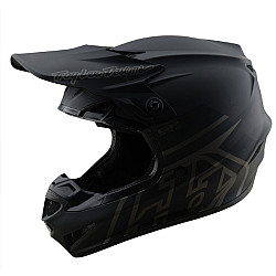 Troy Lee Designs Gp Pro Mono Детска мотокрос каска - Черна