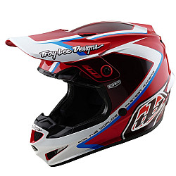 Troy Lee Designs GP Shutter Детска мотокрос каска - Червен / Бял