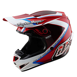 Troy Lee Designs Gp Shutter - Червен / Бял