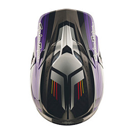 Troy Lee Designs Se5 Carbon Stripes - Черен / Лилав