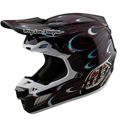 Troy Lee Designs SE5 Carbon Torched - Черен / Червен