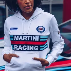Дамски суичър Sparco Martini Racing - Бял