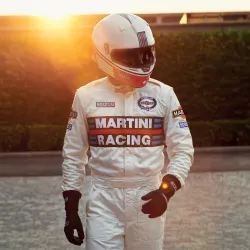 Гащеризон Martini Racing R567 Replica FIA 8856-2018 - Бял