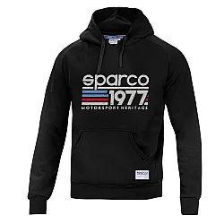 Мъжки суичър Sparco 1977 - Черен
