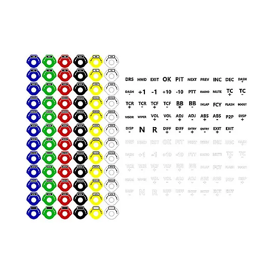 Ascher Racing B16/B24/F28/F64 Етикети
