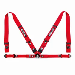 Sparco Колан Sport H-4 4PT P-2 2019 FIA 8854-1998 - Червен