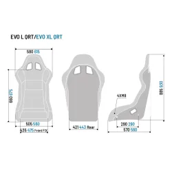Sparco Evo L QRT Седалка FIA 8855-1999