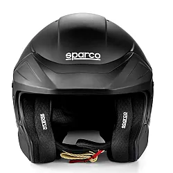 Каска Sparco Flux RJ FIA 8859-2024 - Черна