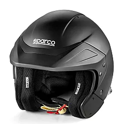 Каска Sparco Flux RJ FIA 8859-2024 - Черна