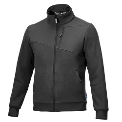 Sparco Grit Fleece Суичър с цип Crestone - Сив