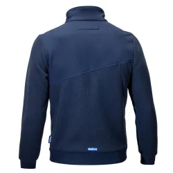 Sparco Grit Fleece Суичър с цип Crestone - Тъмносиньо