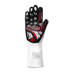 Sparco K-Arrow+ Ръкавици FIA-8877-2022 - Бял / Черен