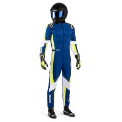 Sparco K48 Kerb Advanced FIA 8877-2022 - Син / Флуо Жълт