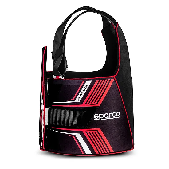 Sparco Протектор за ребра K-Track FIA 8870-2018 - Черен / Червен