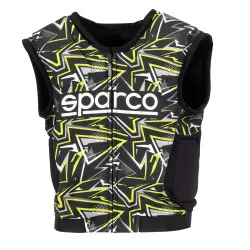 Sparco Протектор за ребра SJ Pro K3 - Черен / Бял / Жълт