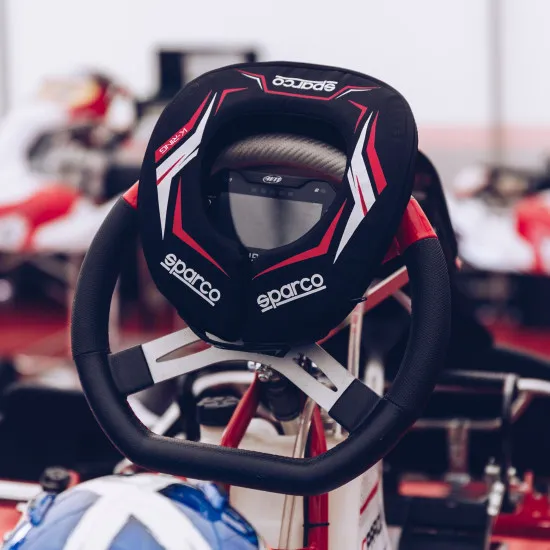 Sparco Round Collar Kart K-Ring - Черно / Червено
