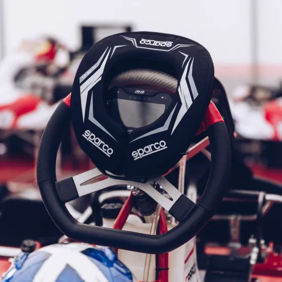 Sparco Round Collar Kart K-Ring - Черно / Бяло