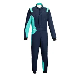 Sparco Sprint ASY Advanced R584 FIA 8856-2018 - Тъмносин / Маями Зелен